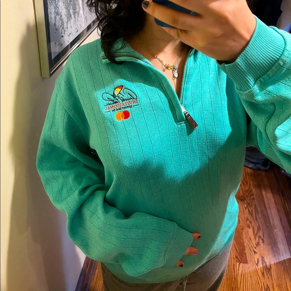Arnold Palmer Mint Green Pullover